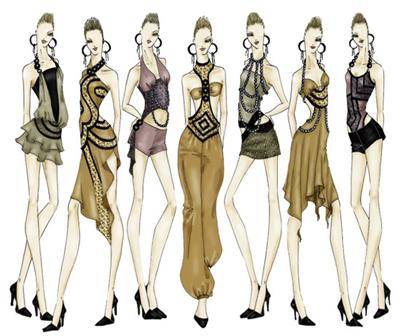 Fashion Design Software on Fashion Design Sketch   Not Defterim
